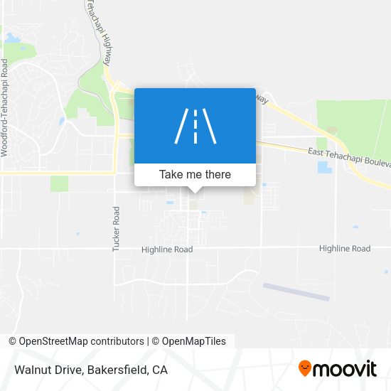 Walnut Drive map