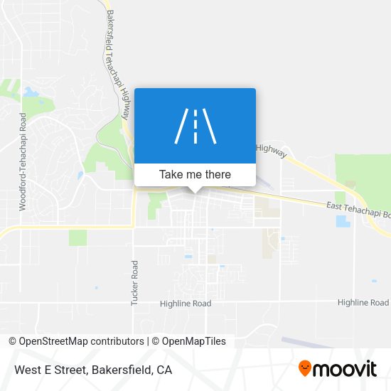 Mapa de West E Street