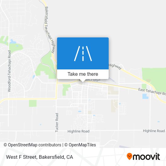 West F Street map