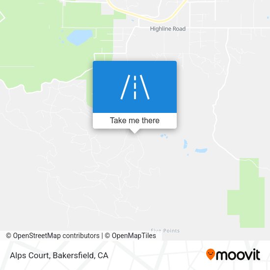 Mapa de Alps Court
