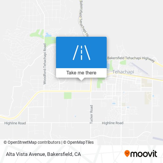 Alta Vista Avenue map