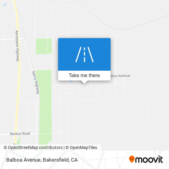 Balboa Avenue map