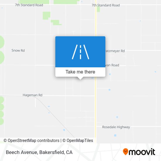 Beech Avenue map