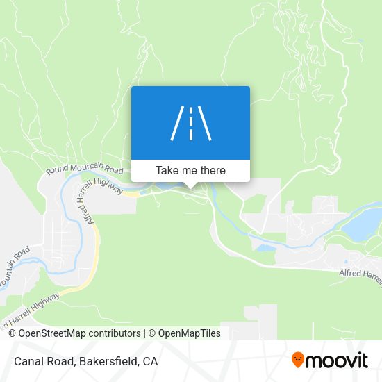 Mapa de Canal Road