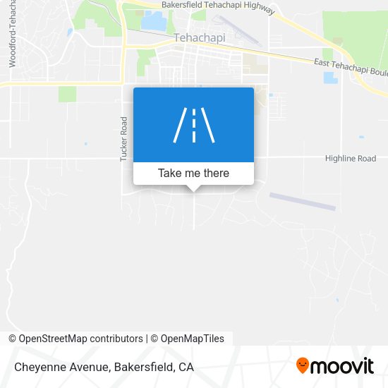 Mapa de Cheyenne Avenue