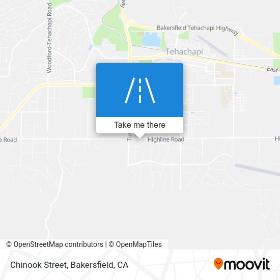 Chinook Street map