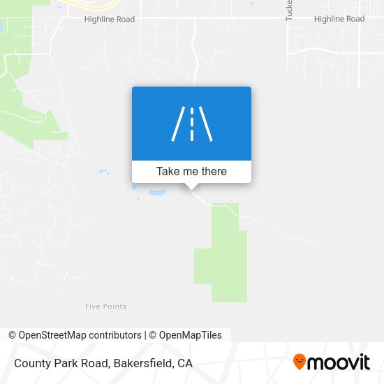 County Park Road map