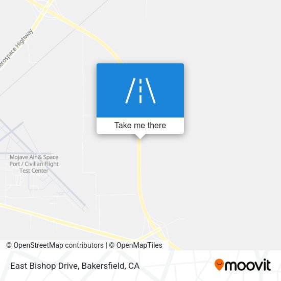 East Bishop Drive map