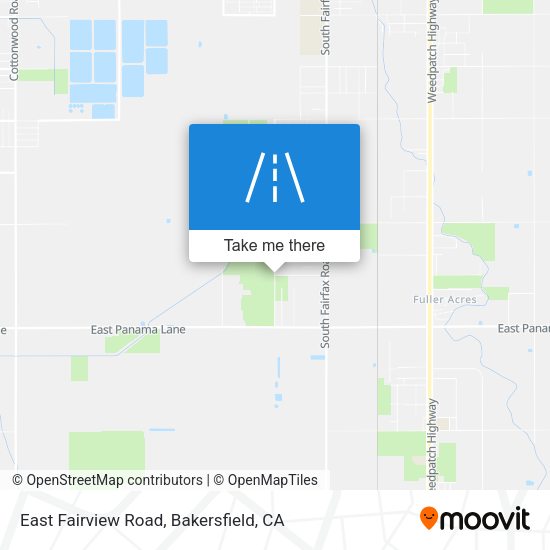 East Fairview Road map