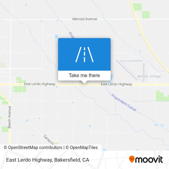 East Lerdo Highway map