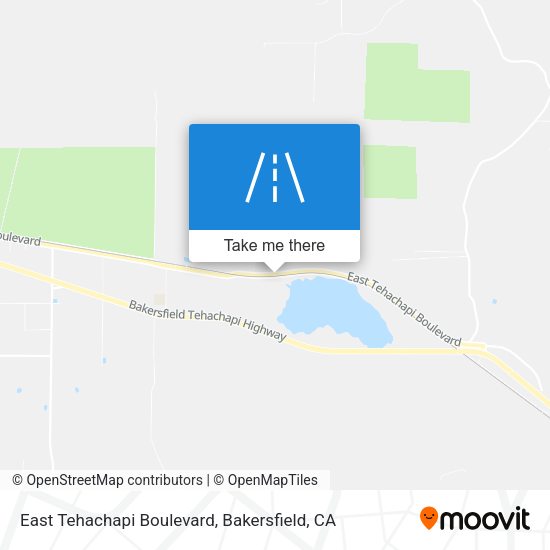 East Tehachapi Boulevard map