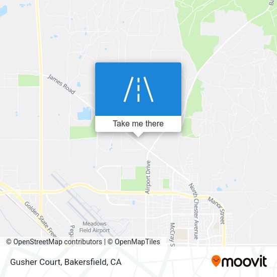 Gusher Court map