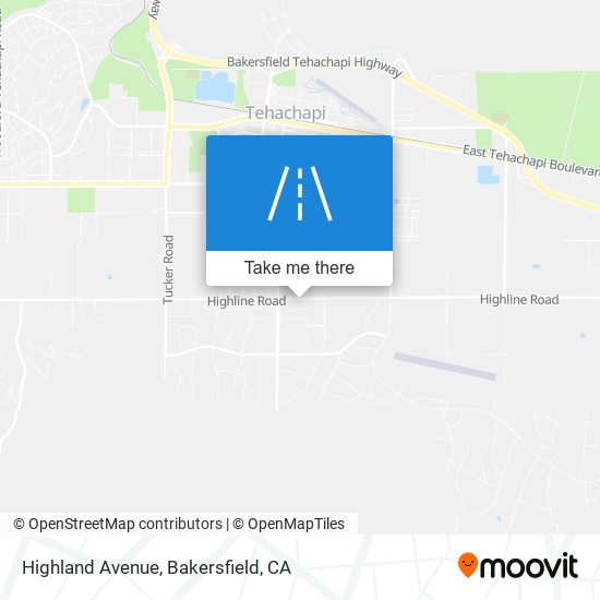 Highland Avenue map