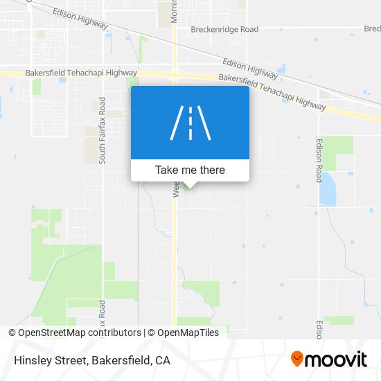 Hinsley Street map