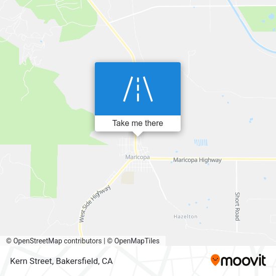 Kern Street map