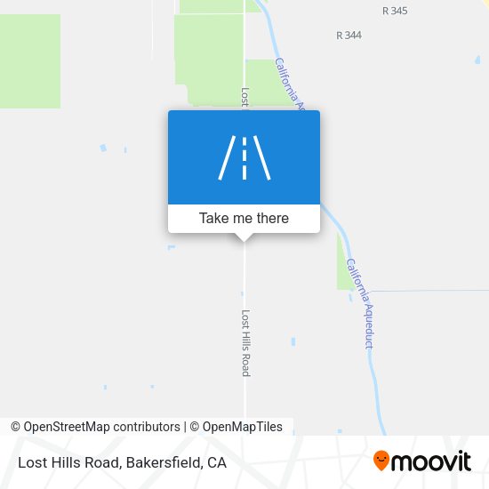 Lost Hills Road map