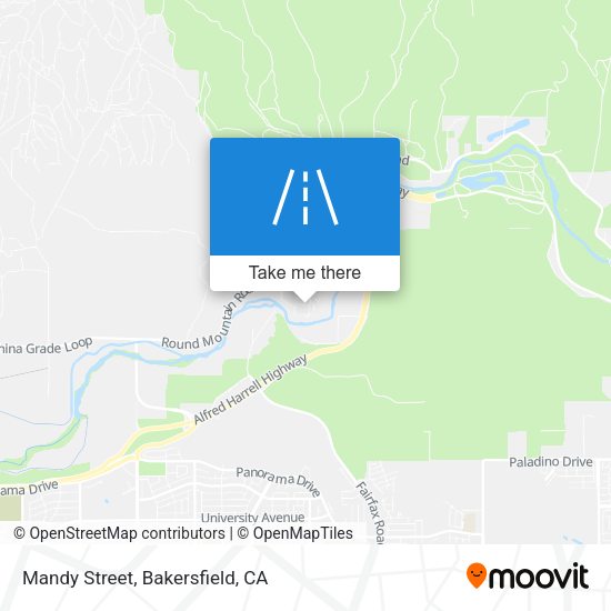 Mandy Street map