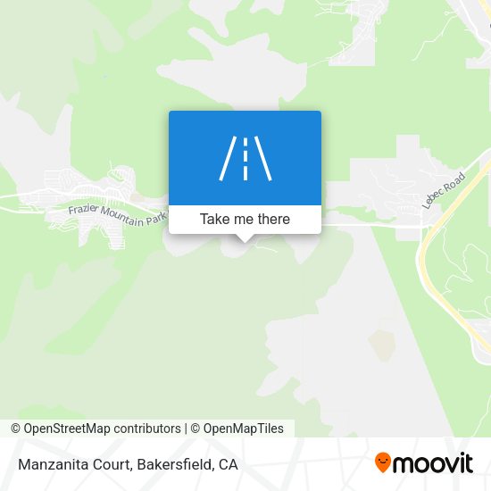 Manzanita Court map