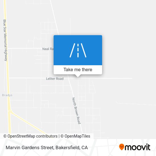 Marvin Gardens Street map