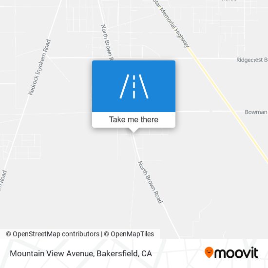 Mapa de Mountain View Avenue