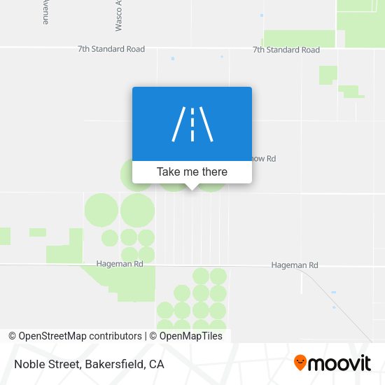Noble Street map