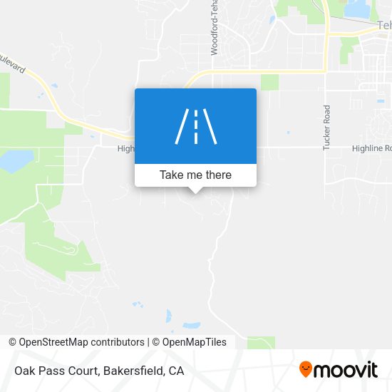 Oak Pass Court map