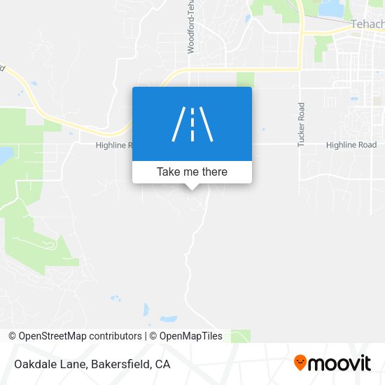 Oakdale Lane map