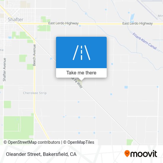 Mapa de Oleander Street