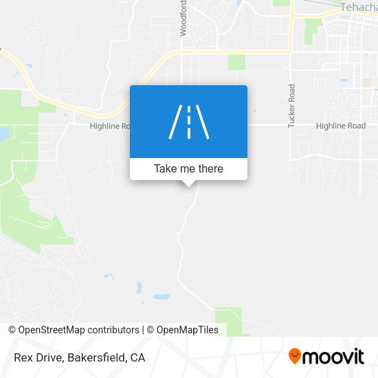 Rex Drive map