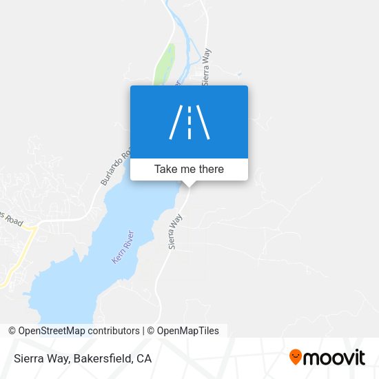 Sierra Way map