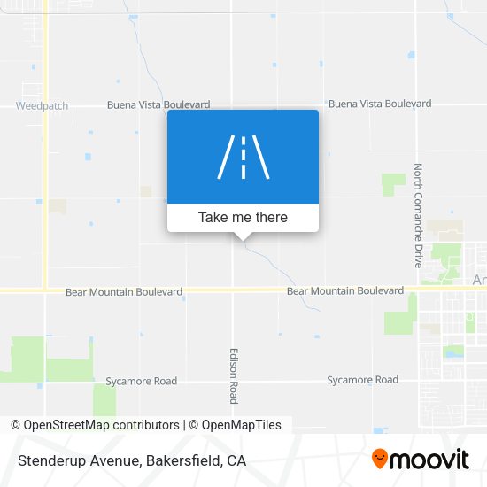 Mapa de Stenderup Avenue
