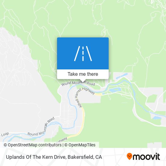 Uplands Of The Kern Drive map