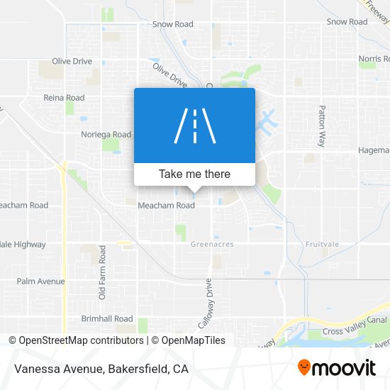 Mapa de Vanessa Avenue