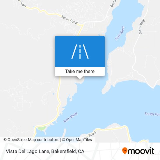 Vista Del Lago Lane map