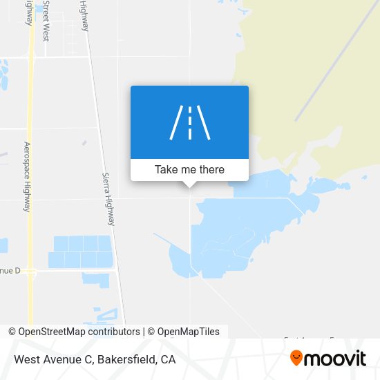 Mapa de West Avenue C