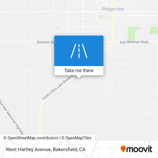 West Hartley Avenue map