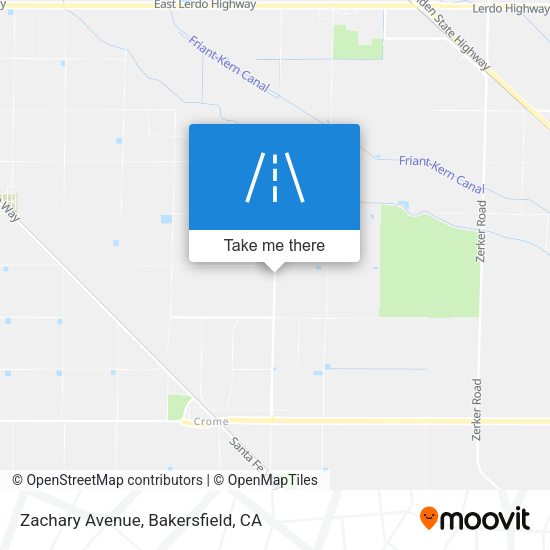 Zachary Avenue map