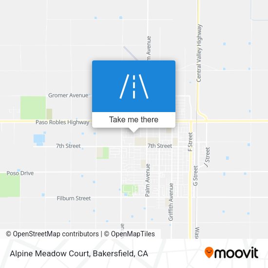 Alpine Meadow Court map