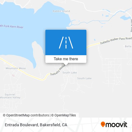 Entrada Boulevard map