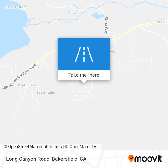 Long Canyon Road map