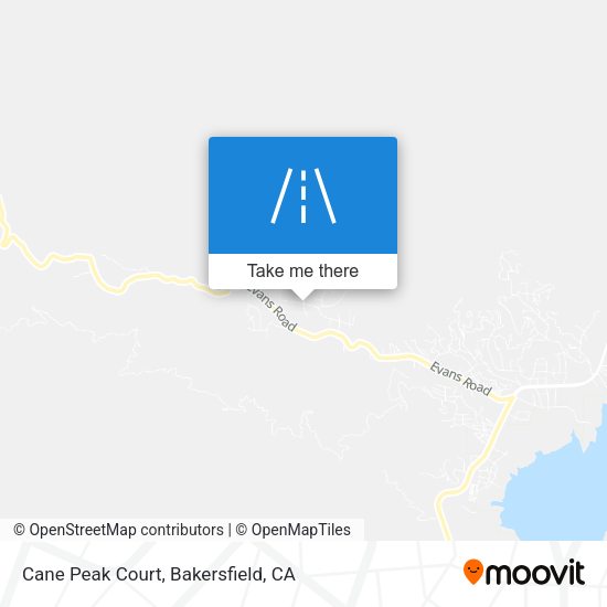 Cane Peak Court map