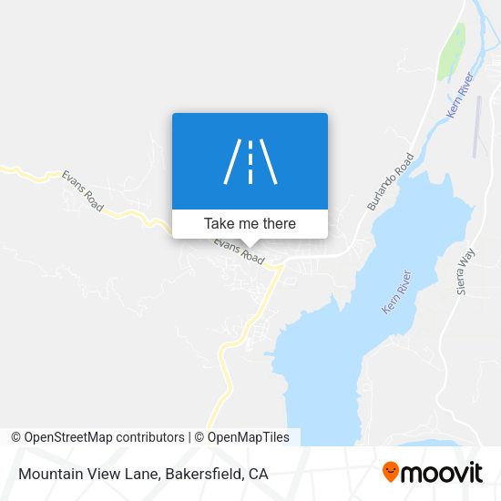 Mountain View Lane map