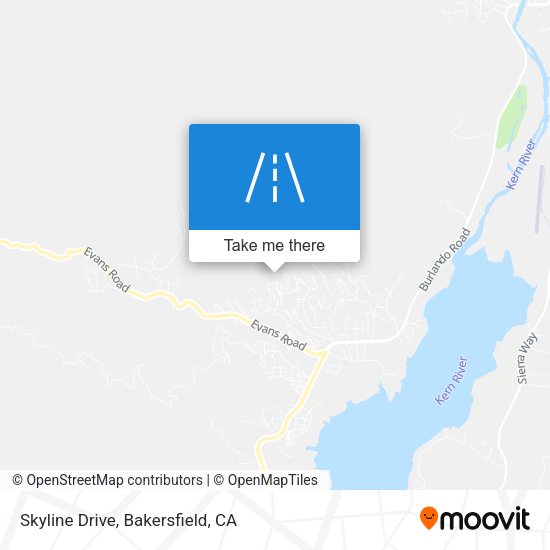 Skyline Drive map