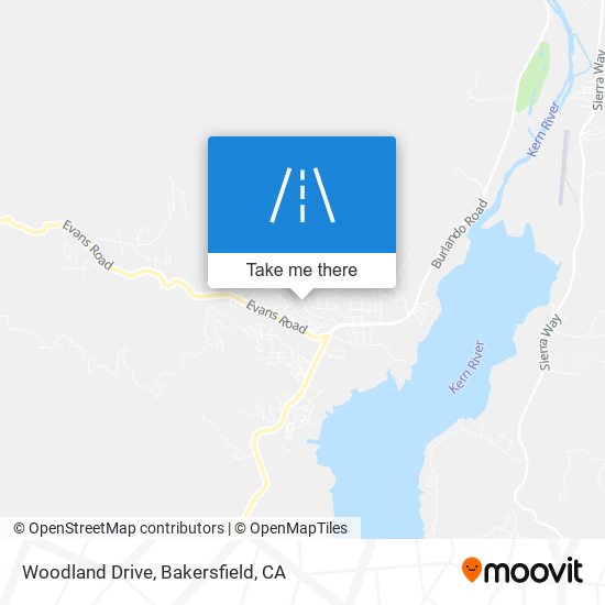 Woodland Drive map