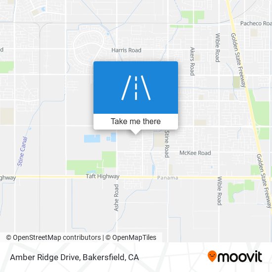 Amber Ridge Drive map