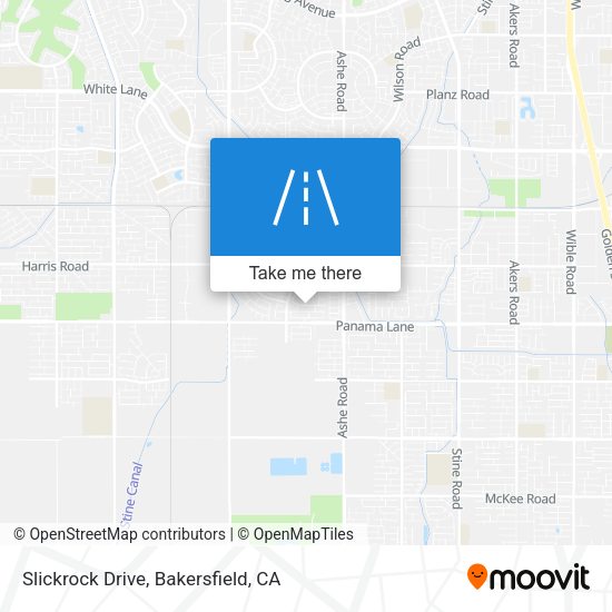 Slickrock Drive map