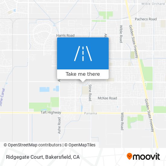 Mapa de Ridgegate Court