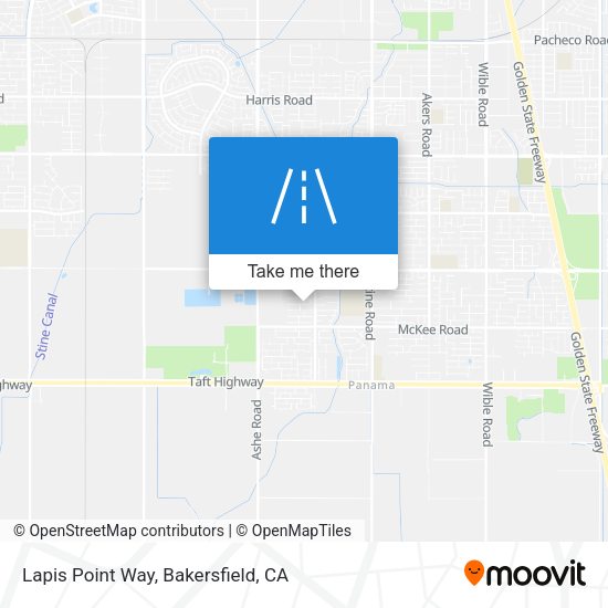 Lapis Point Way map