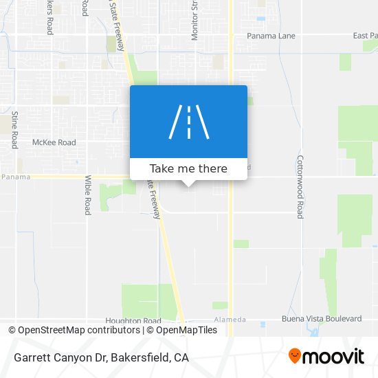 Garrett Canyon Dr map