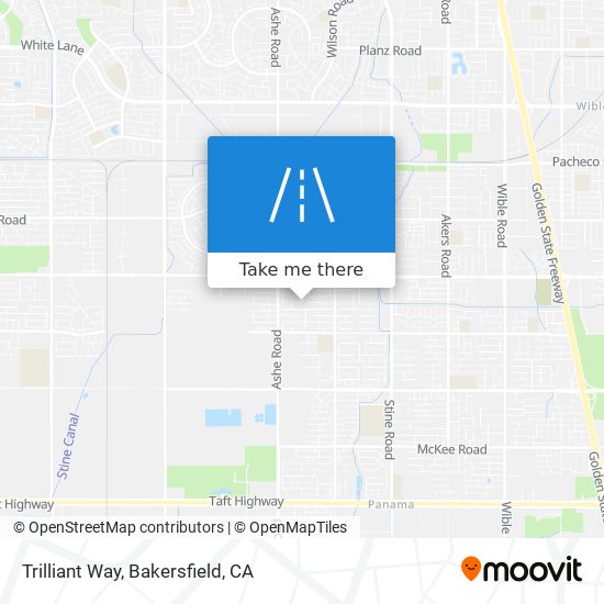 Trilliant Way map